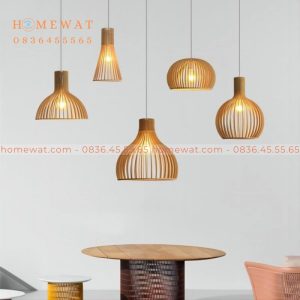 Bộ đèn gỗ thả trần HWBT04