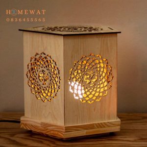 Đèn gỗ để bàn HWDB03