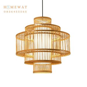 Đèn thả mây tre MTT21