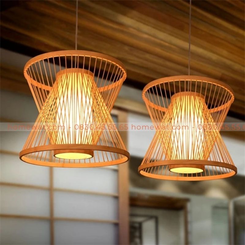 Đèn thả mây tre MTT23 2 Đèn thả mây tre MTT23 - Ảnh 2