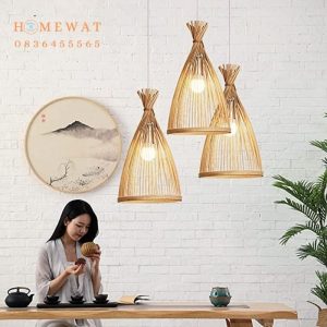 Đèn nơm tre MTT59