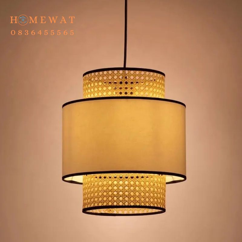 Đèn vải thả trần HWDV07 1 Đèn vải thả trần HWDV07