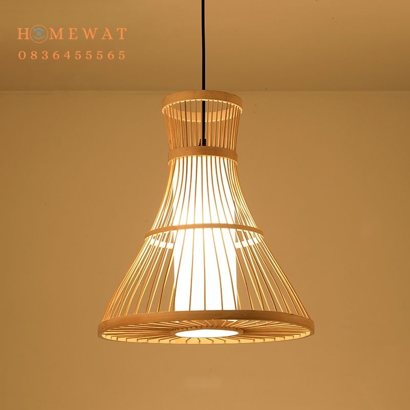 Đèn thả mây tre MTT34 1 Đèn thả mây tre MTT34