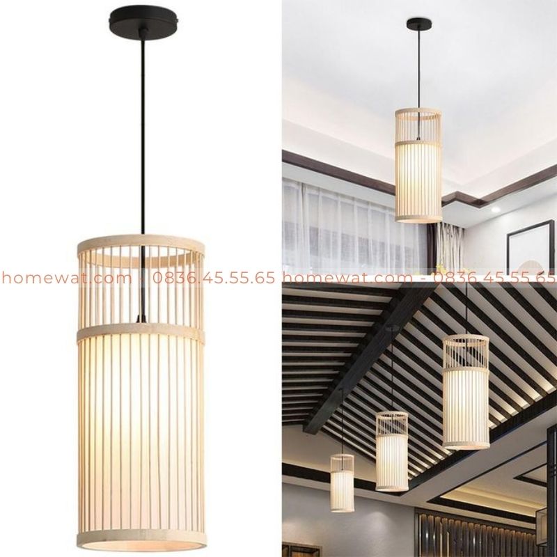 Đèn thả mây tre MTT35 2 Đèn thả mây tre MTT35 - Ảnh 2