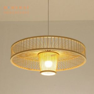 Đèn thả mây tre MTT63