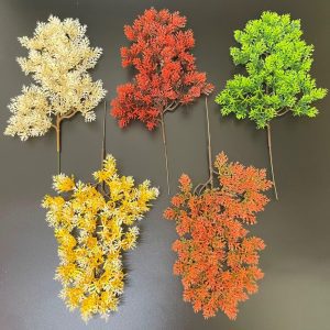 Cành Tùng Thông Giả Làm Cây Bonsai Decor Cắm Bình