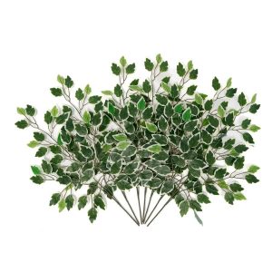 Lá Si Giả Trang Trí - Làm Cây Giả Decor Không Gian Xanh Mát