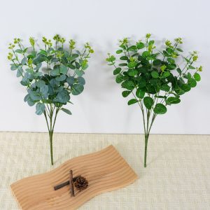 Lá Táo Giả Cao Cấp (Lá Khuynh Diệp) Trang Trí Cắm Bình