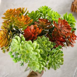 Sen Đá Giả 5 Bông – Trang Trí Đẹp Như Thật, Ý Nghĩa Phong Thủy